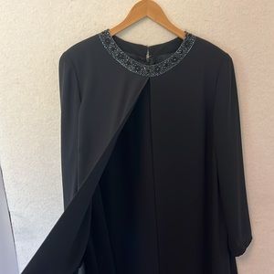 Jones NY Black Beaded Dress 20W